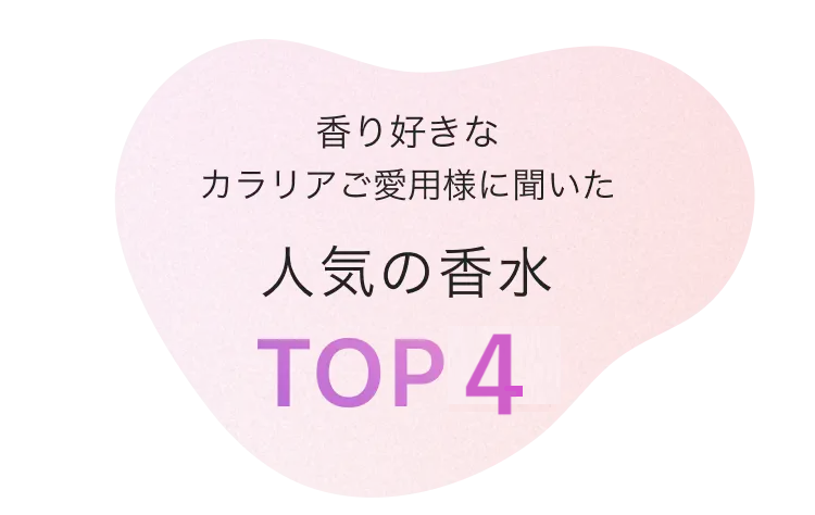 人気の香水TOP4