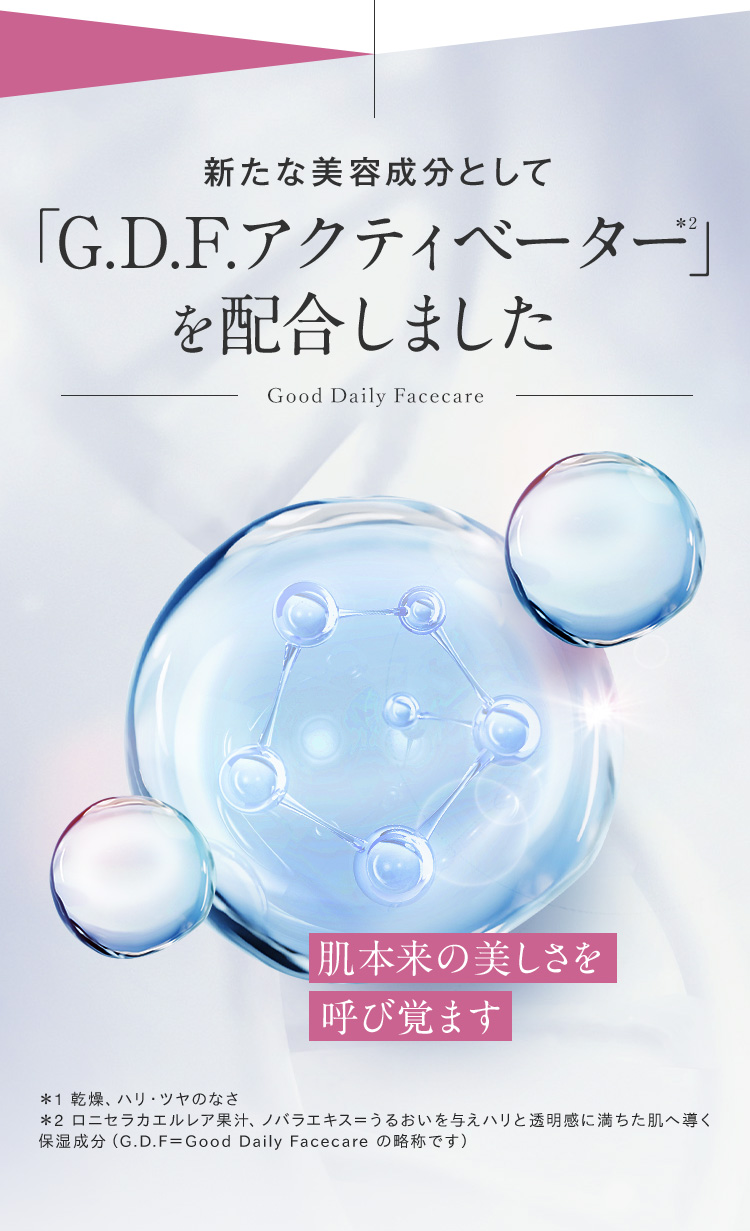 G.D.F.アクティベーターを配合しました